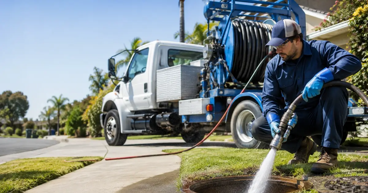 Hydro jet sewer cleaning Fillmore