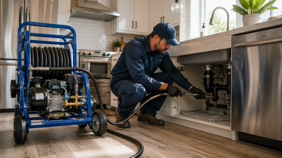 Kitchen Drain Hydro Jetting in Fillmore